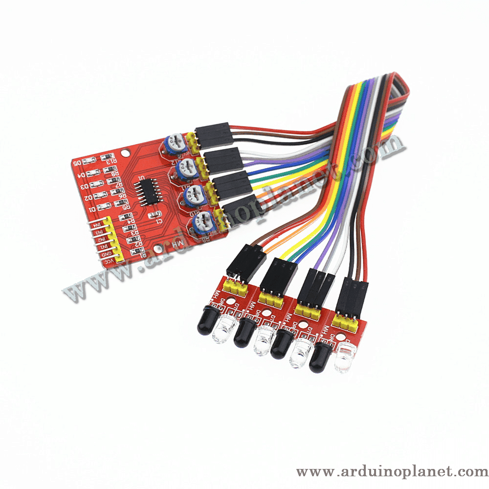 Module Suiveur de ligne 4 Voies