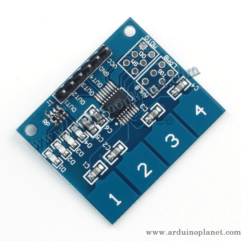 TTP224 Module Tactile capacitif 4 Bouttons
