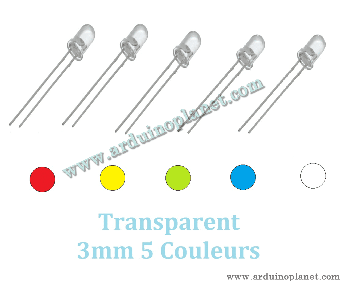 Led 3mm Transparent