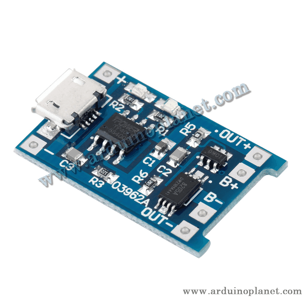 TP4056 1A Chargeur de Batteries Lithium Avec Circuit de Protection