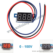 Voltmétre 100V DC (3 Fils)