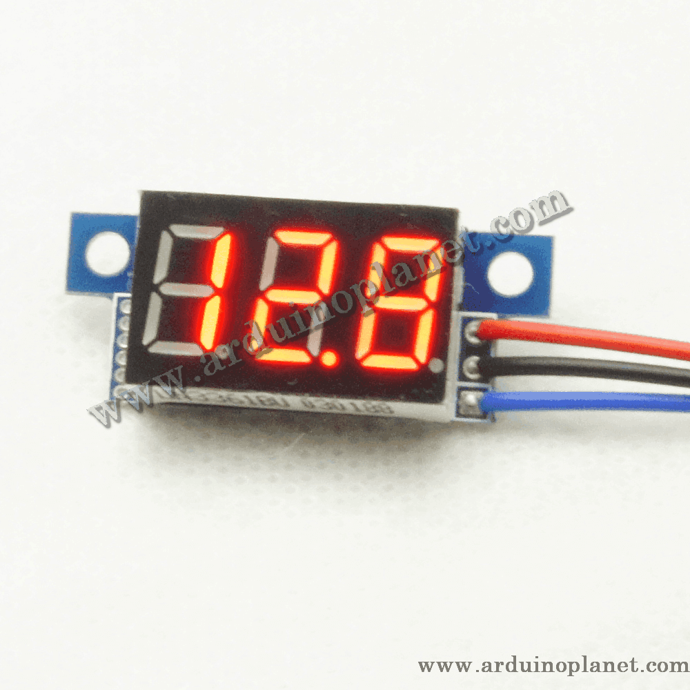 Voltmétre 100V DC (3 Fils) – Image 3