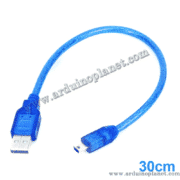 Câble USB avec fiche Mini USB 30CM