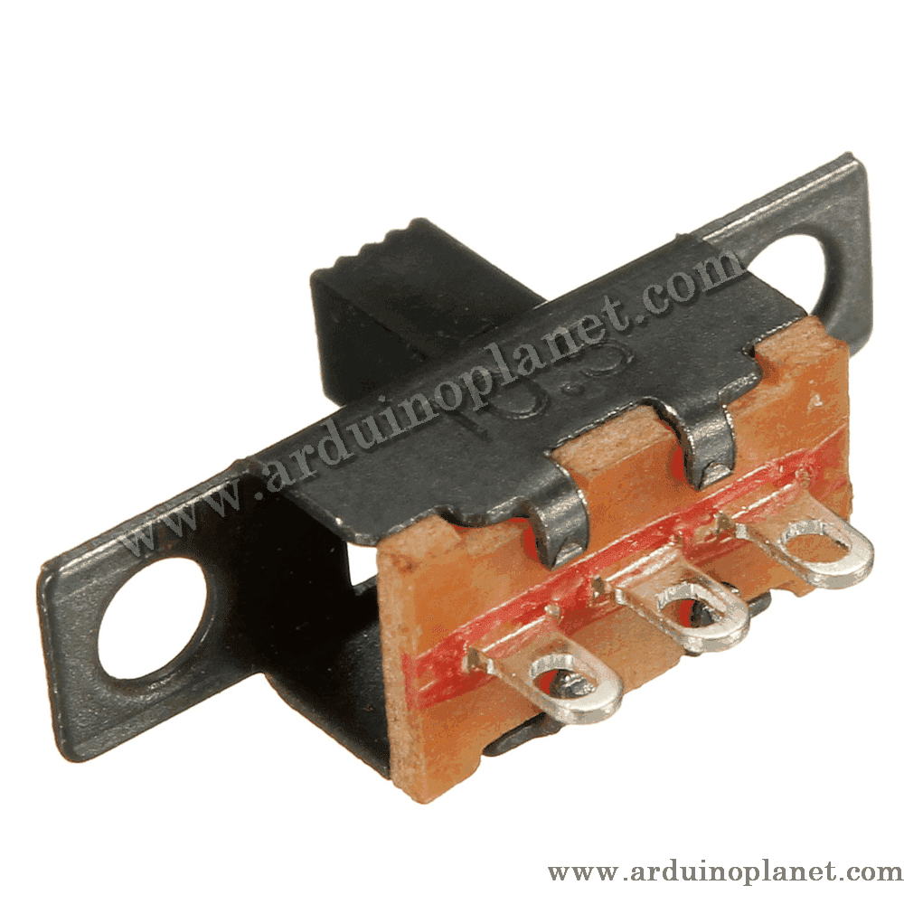 Interrupteur Coulissant 2 Positions avec Broche Ronde