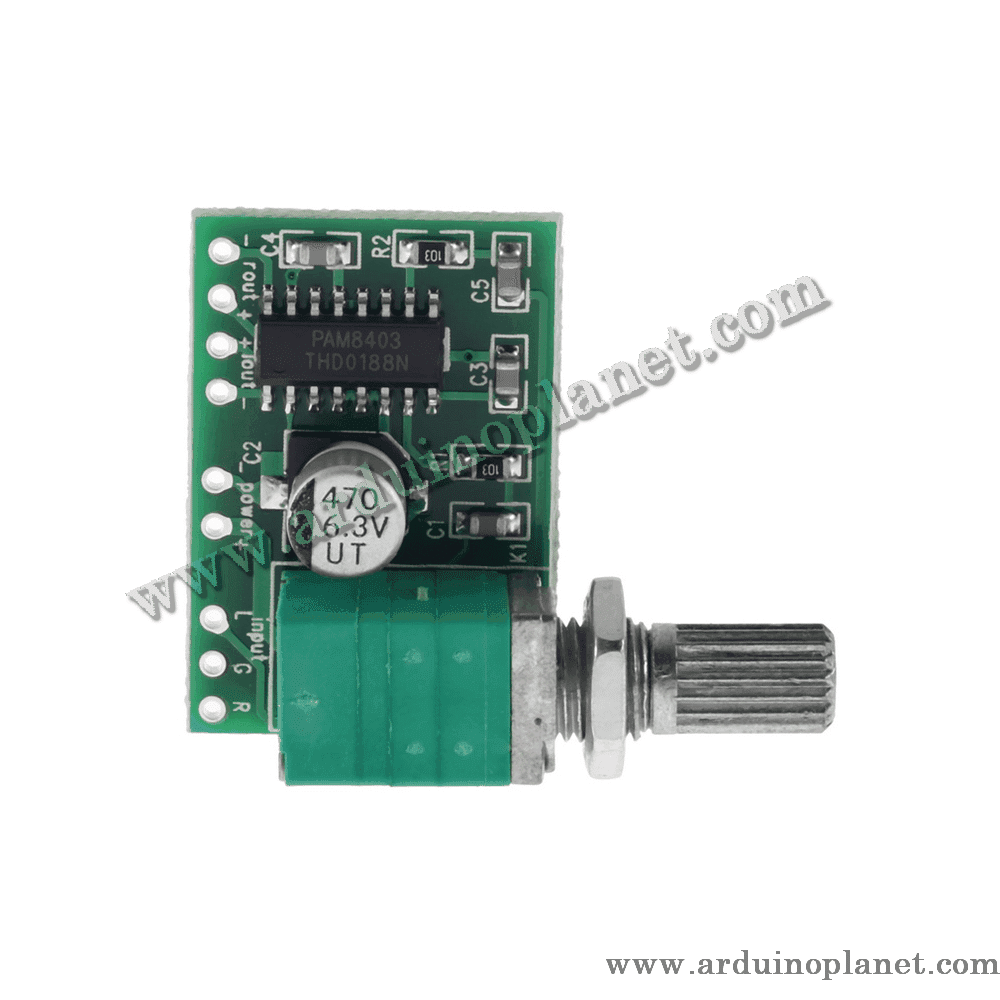 PAM8403 Amplificateur Audio Stereo Mini 3Wx2 5V – Image 3