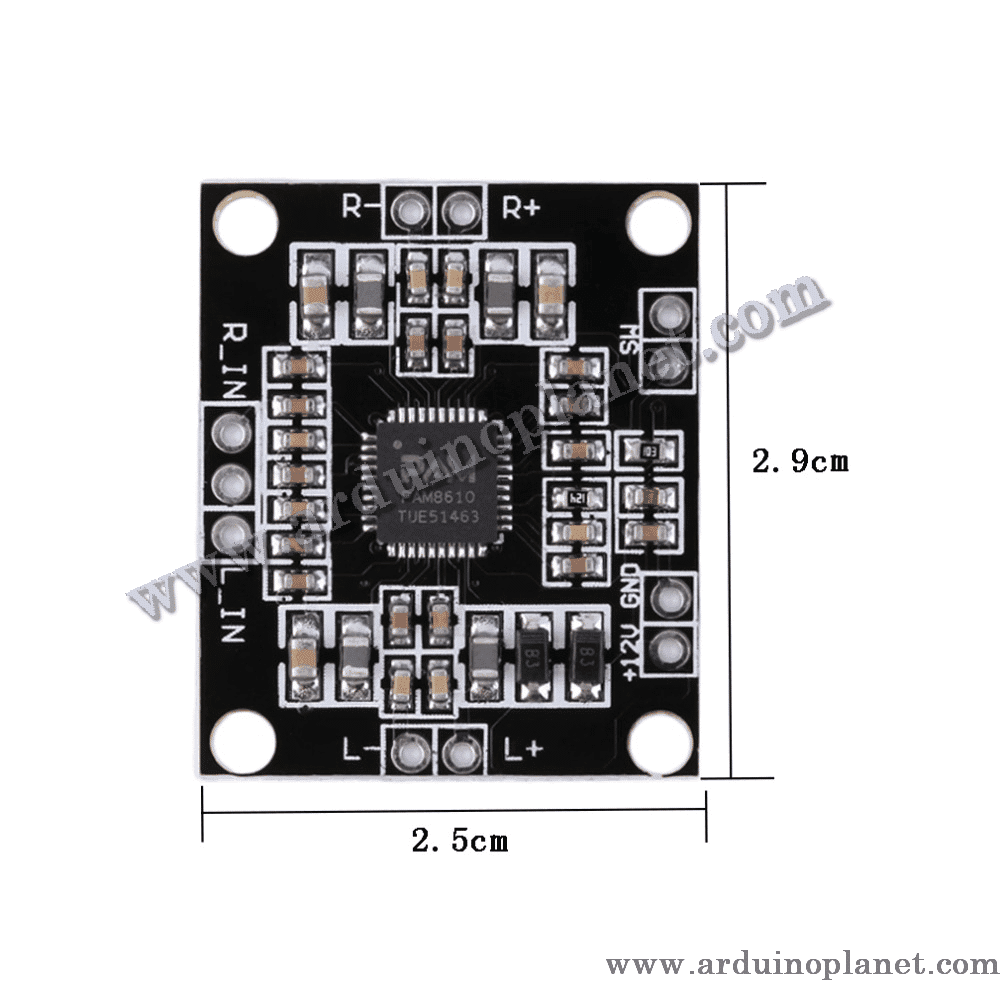 PAM8610 Amplificateur Audio Stereo HIFI 15Wx2 – Image 2