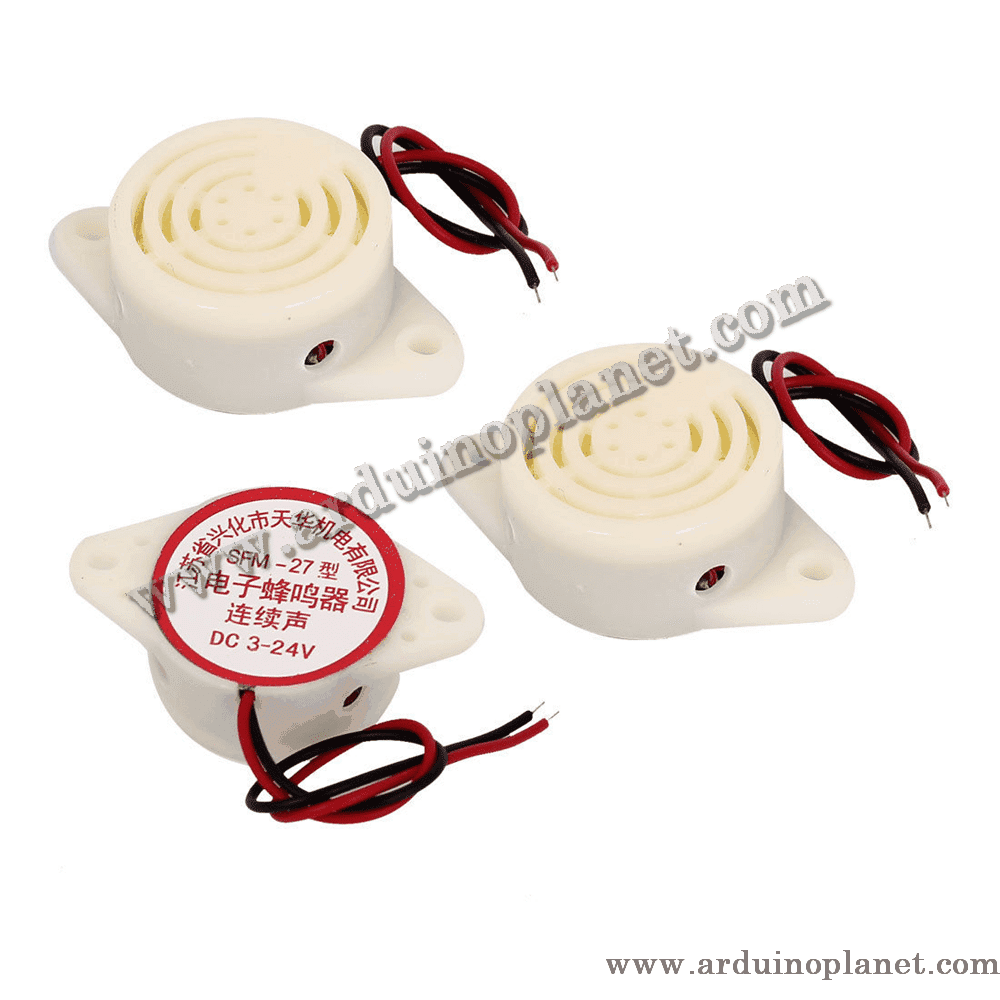 Buzzer Alarme Électronique Actif SFM-27 3-24V 95dB – Image 2