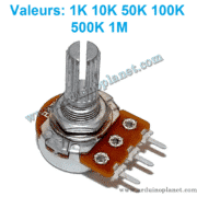 Potentiomètre Rotatif