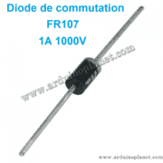 FR107 Diode de Commutation Rapide 1A 1000V