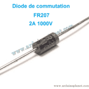 FR207 Diode de Commutation Rapide 2A 1000V