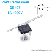 DB107 Diode Pont Redresseur 1A 1000V