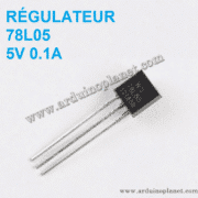 78L05 Régulateur de Tension To-92 5V 0.1A