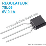 78L06 Régulateur de Tension To-92 6V 0.1A