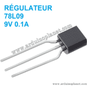 78L09 Régulateur de Tension To-92 9V 0.1A