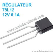 78L12 Régulateur de Tension To-92 12V 0.1A