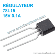 78L15 Régulateur de Tension To-92 15V 0.1A