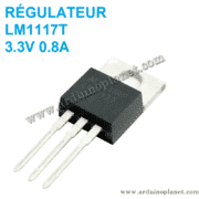 LM1117T Régulateur de Tension To-220 3.3V 0.8A