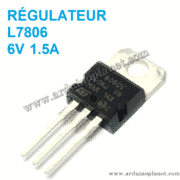 L7806 Régulateur de Tension To-220 6V 1.5A