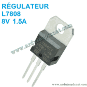 L7808 Régulateur de Tension To-220 8V 1.5A