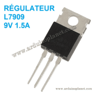 L7909 Régulateur de Tension To-220 -9V 1.5A