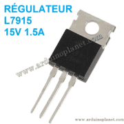 L7915 Régulateur de Tension To-220 -15V 1.5A