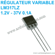 LM317LZ Régulateur de Tension To-92 1.2V-37V 0.1A