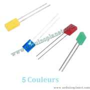 Led Rectangulaire 2x5x7mm