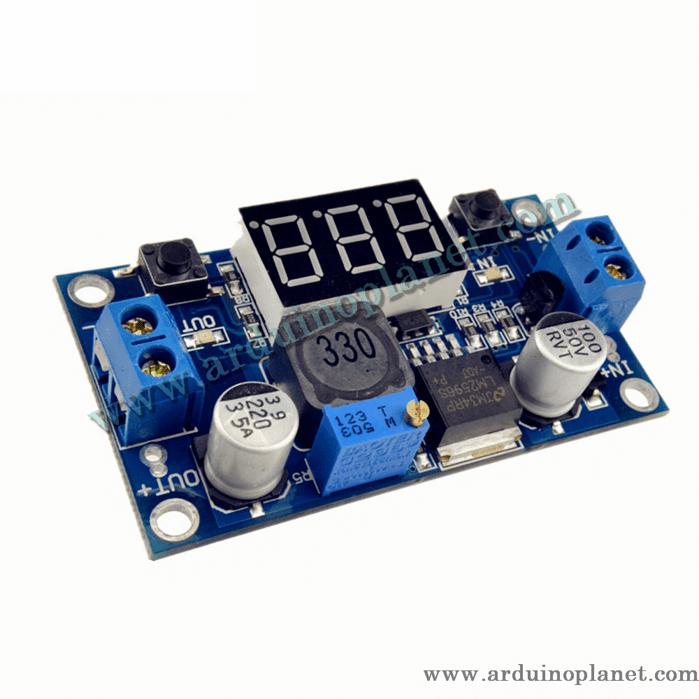 LM2596 3A Abaisseur de Tension Avec Voltmétre