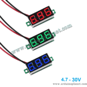 Voltmétre 30V DC (2 Fils)