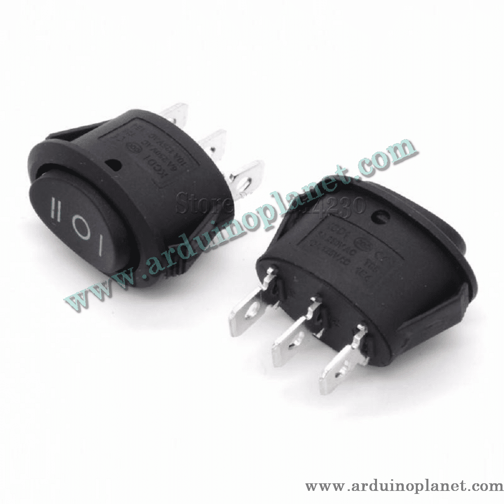 Interrupteur 3 Positions KCD1 6A 250V