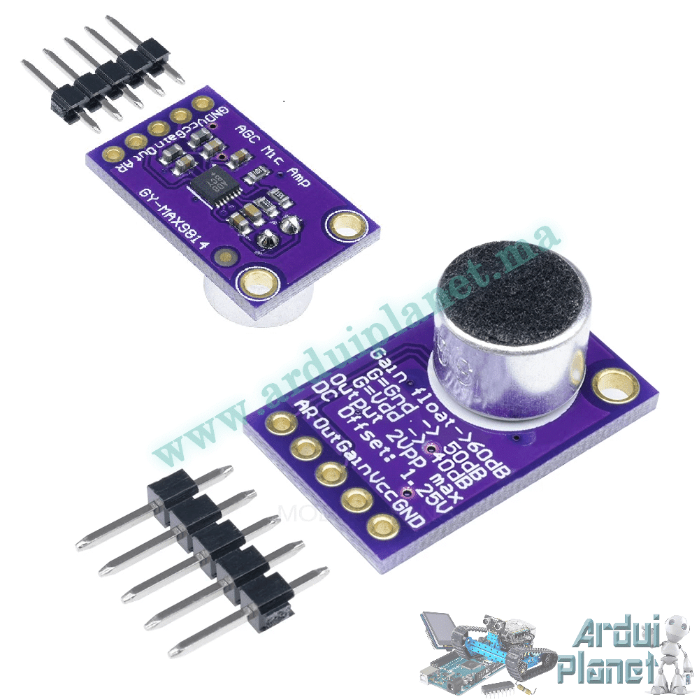 MAX9814 Amplificateur Audio À Microphone