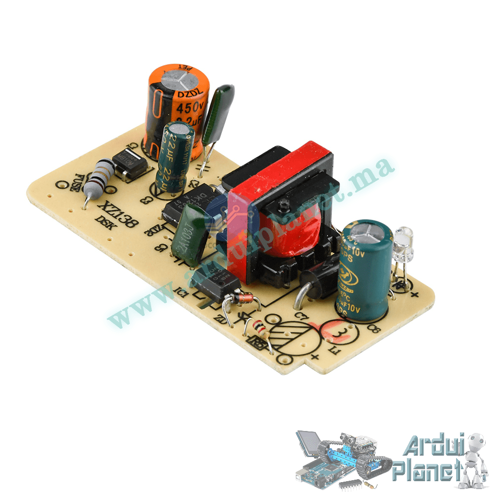 Carte d'alimentation 5V 2.5A 13W 220VAC