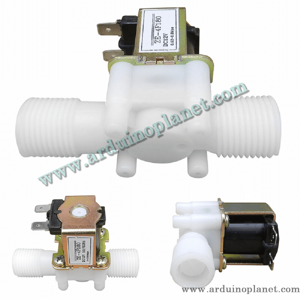 Électrovanne 12V DC Pour Eau / Air 1/2" NC – Image 3