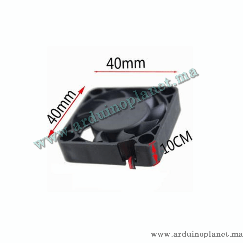 Mini Ventilateur 5V DC 40x40x10mm – Image 2