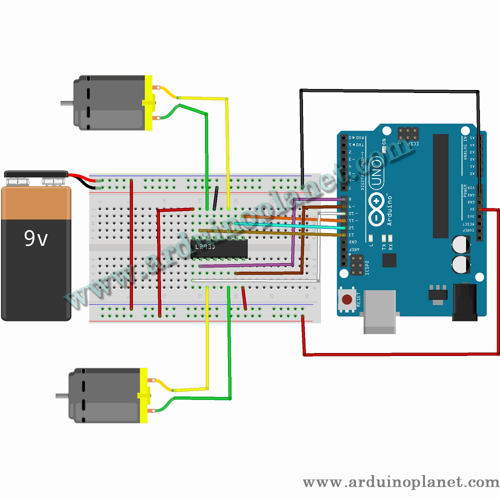 L293D Double Pont-H Driver Moteur – Image 2