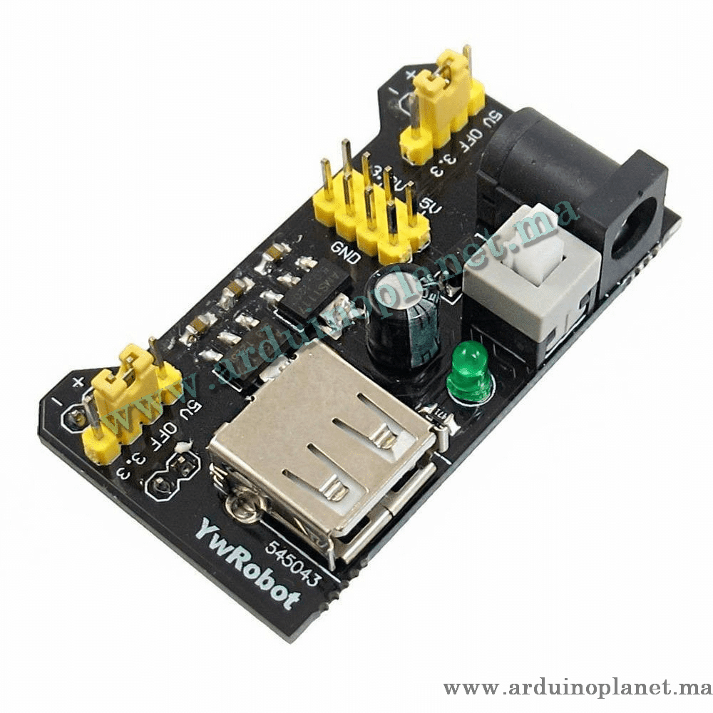 MB102 3.3V / 5V Alimentation Pour Breadboard