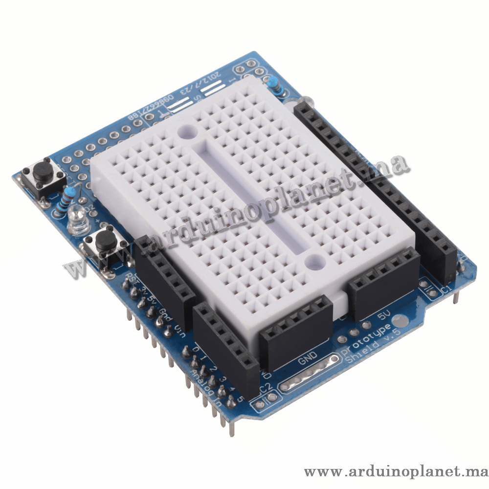 Shield de Prototype à breadboard pour Uno