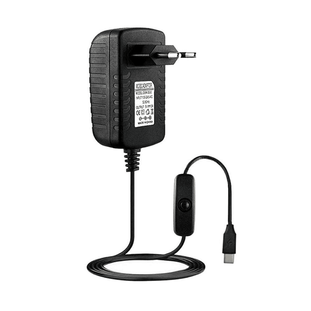 Alimentation 5V 3A Avec On/Off pour Raspberry Pi