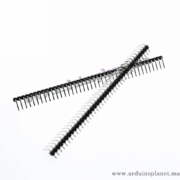 Barette de 40 En-tête Mâle Angle Droit