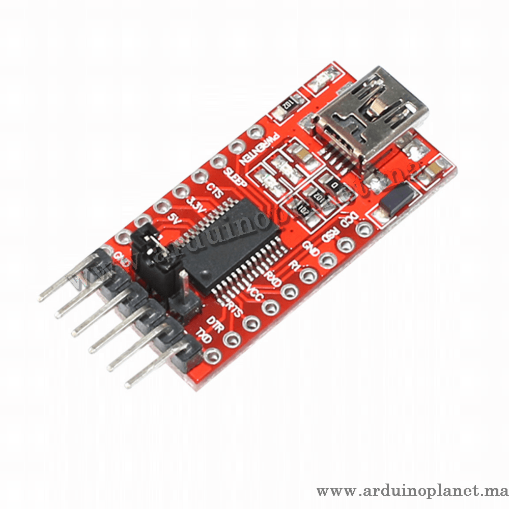 Programmateur FTDI, USB À TTL 3.3V 5v