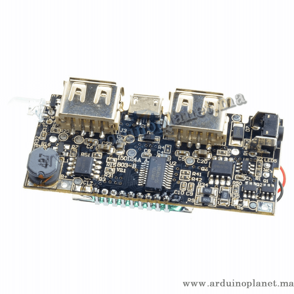 Carte de Charge pour Power Bank 1A / 2.1A avec Lcd – Image 2