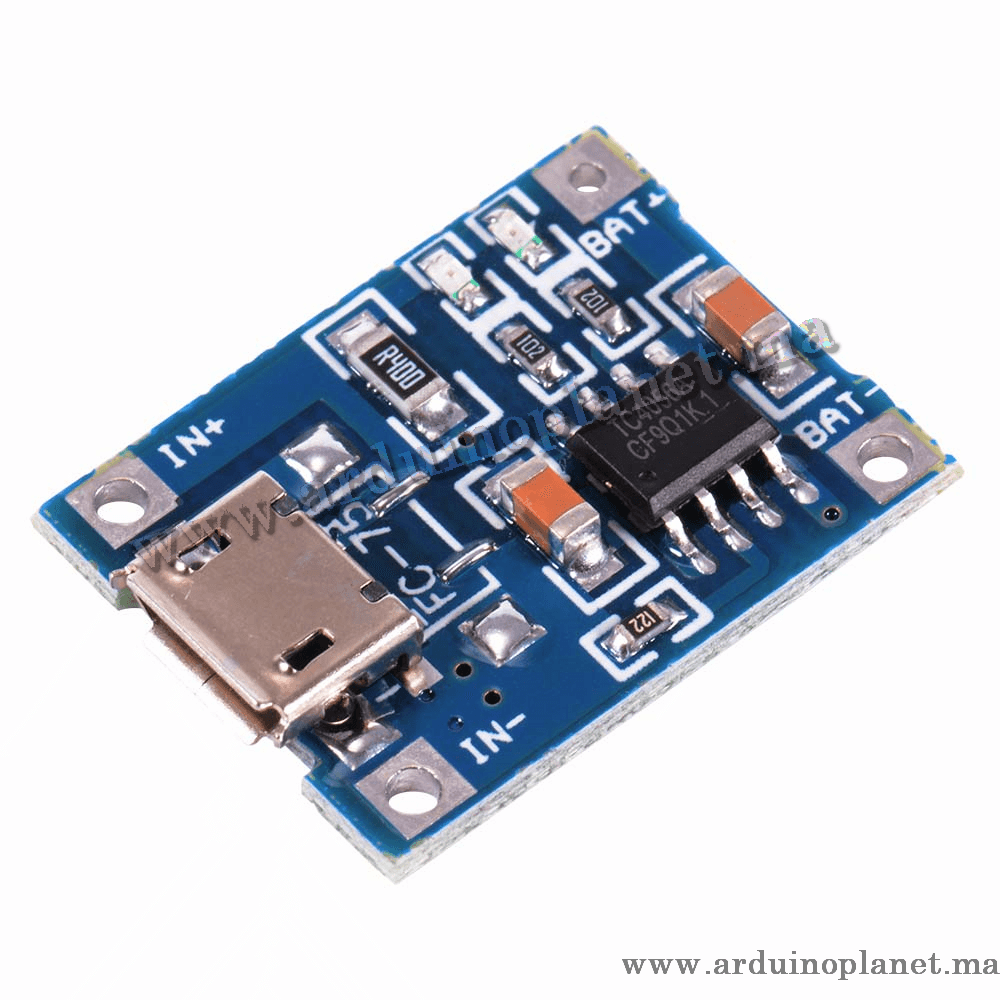 TP4056 1A Chargeur de Batteries Lithium – Image 2