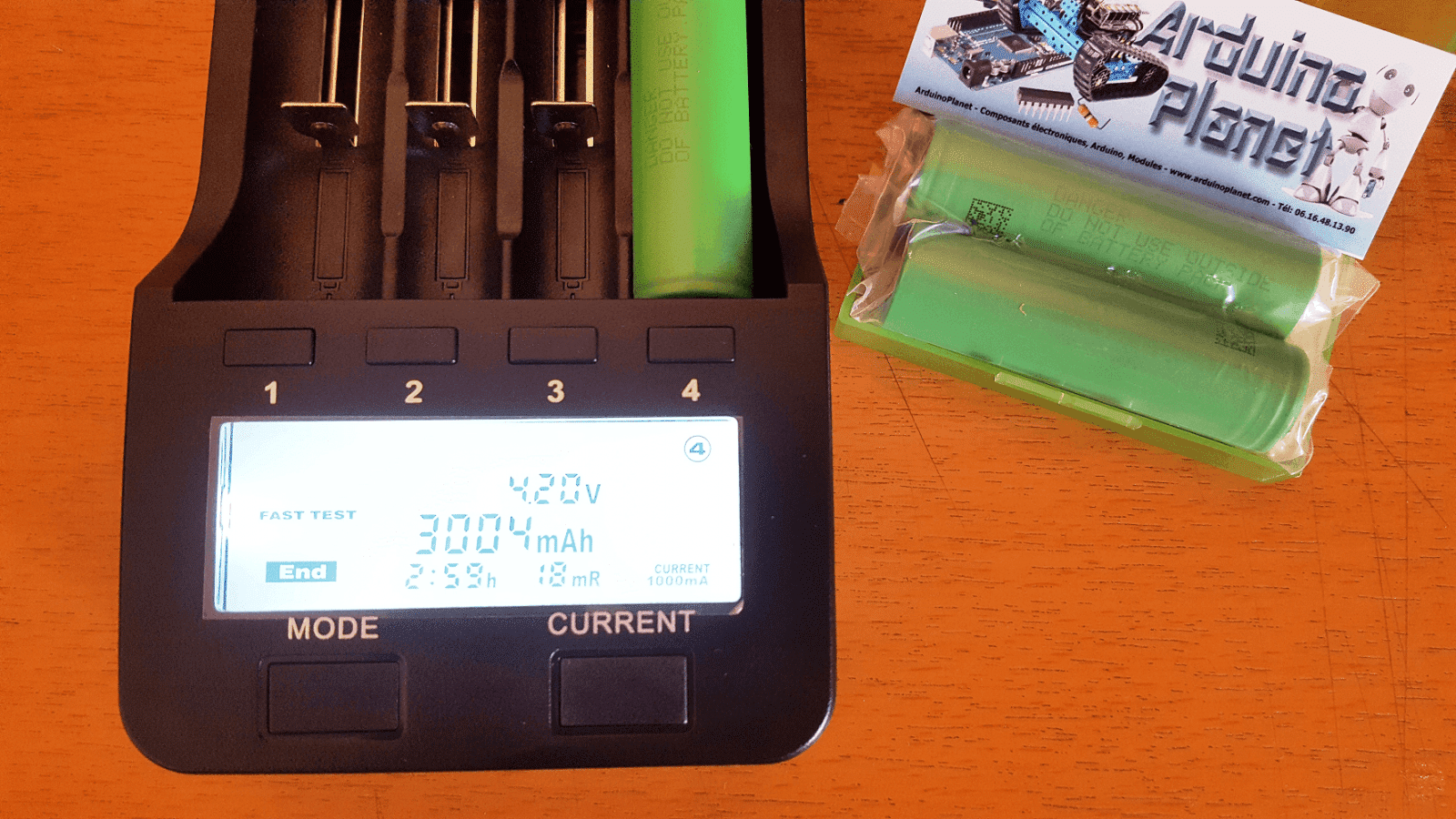 VTC6 Batterie Lithium 18650 3000mAh 15A – Image 2
