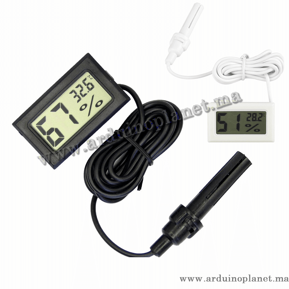 Thermomètre Hygromètre Numérique LCD Avec Sonde