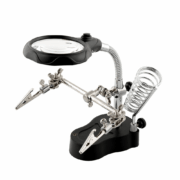 Troisième Main avec Loupe et Lampe