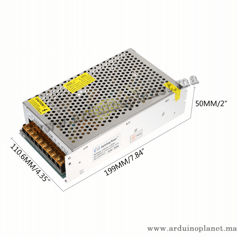Alimentation à Découpage 12V 20A 240W – Image 3