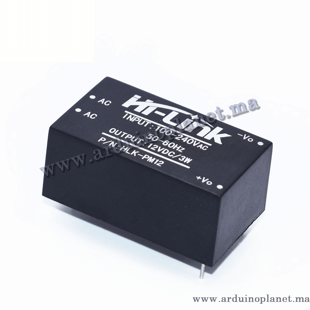 HLK-PM12 Alimentation 220V AC 12V 3W