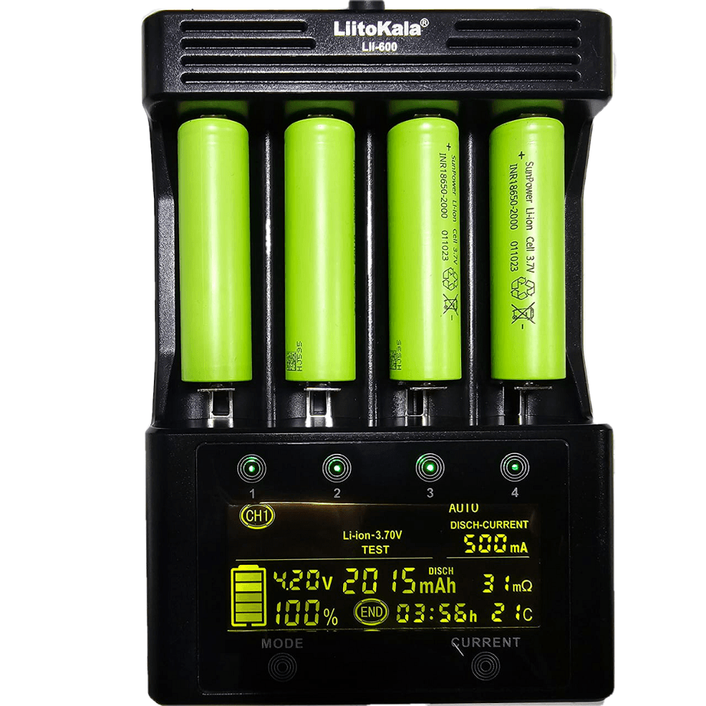 INR18650 Batterie Lithium 18650 2000mAh – Image 2
