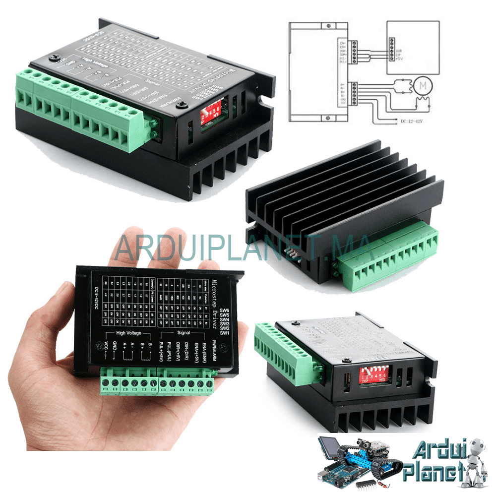 TB6600 Driver Moteur Pas à pas 4A – Image 2