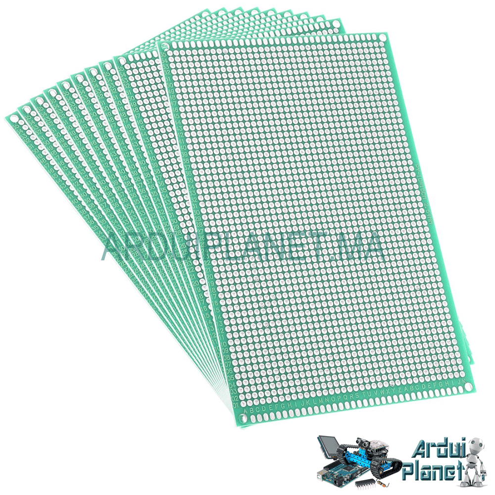 PCB Double Face Perforé 10X15CM